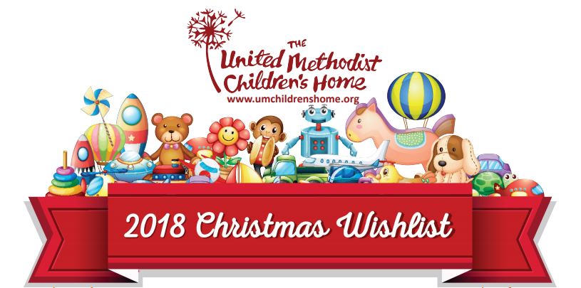 2018 United Methodist Children't Home Wish list